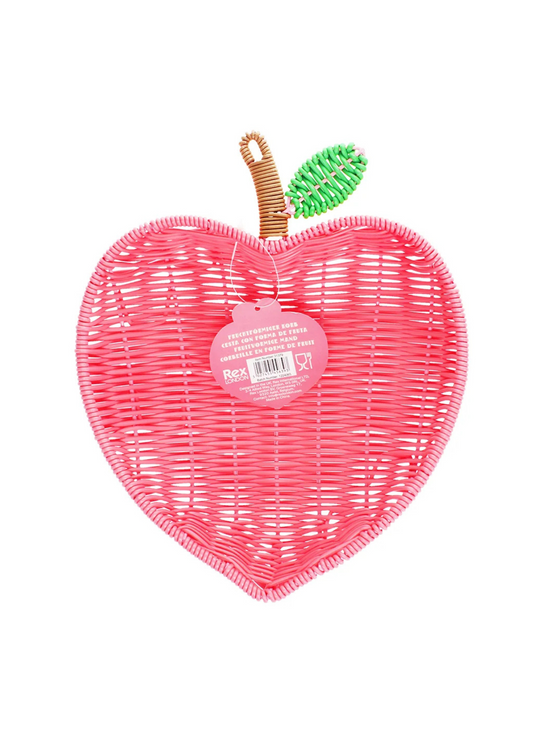 Rex London - Strawberry Woven Fruit Basket