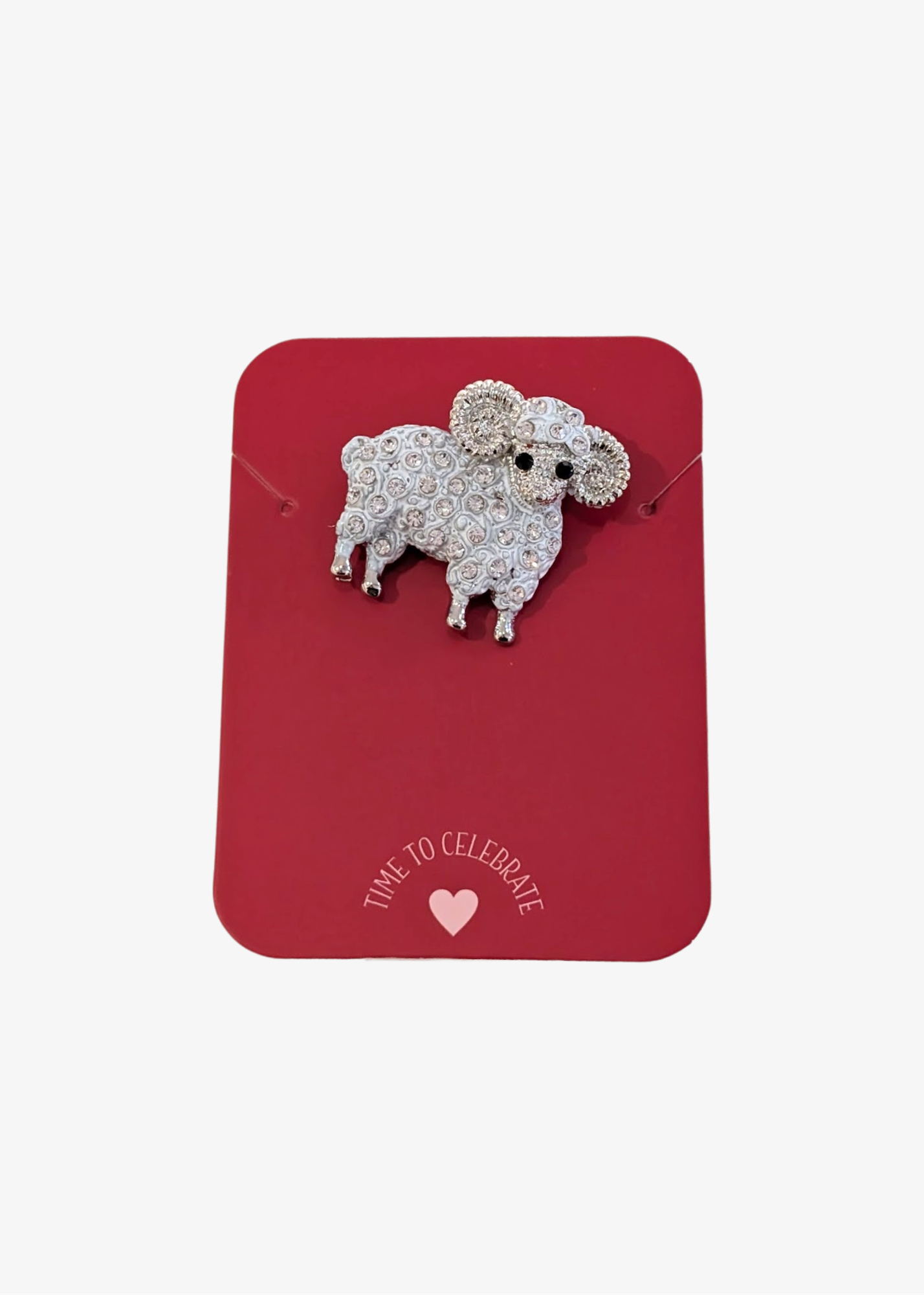 The Edit - Sparkly Ram Brooch