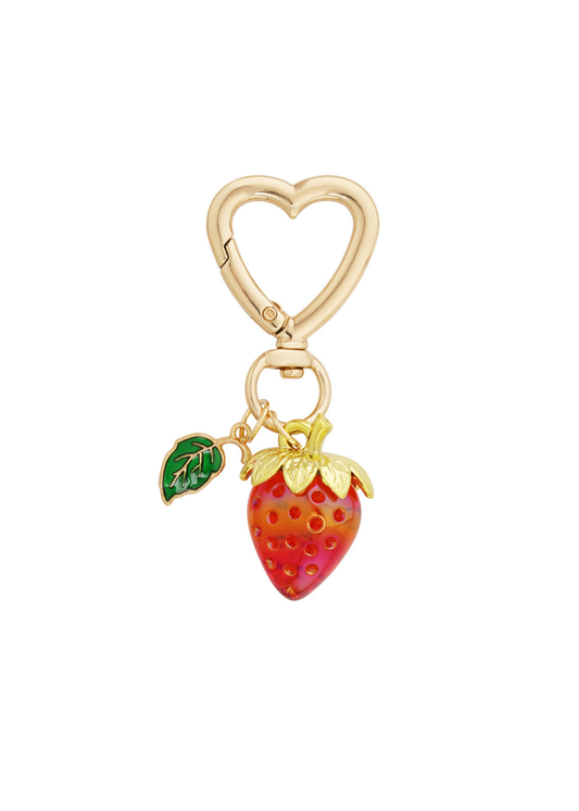 The Edit - Strawberry Bag Charm