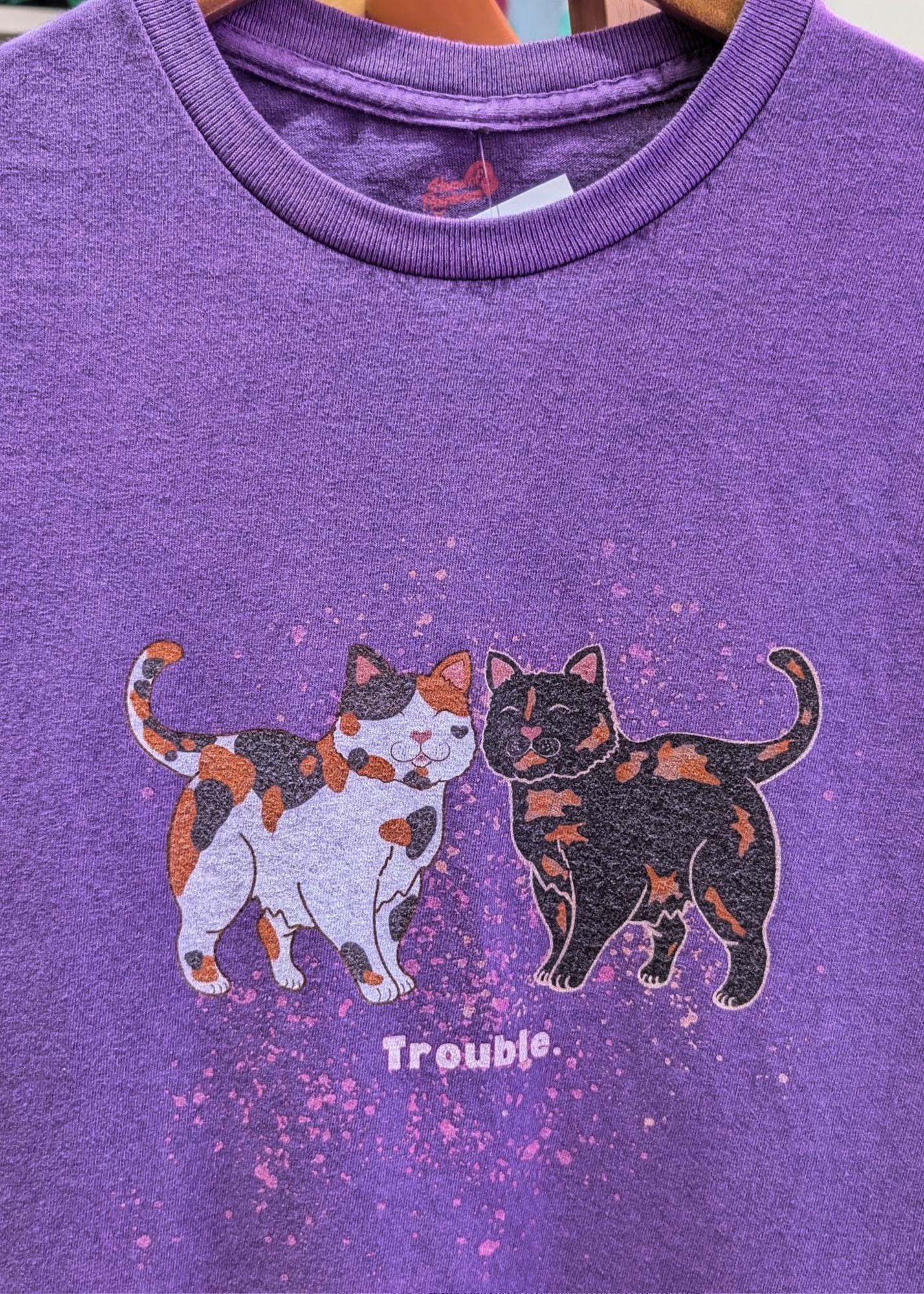 Home of Rainbows - Tortie Trouble Cat Tee