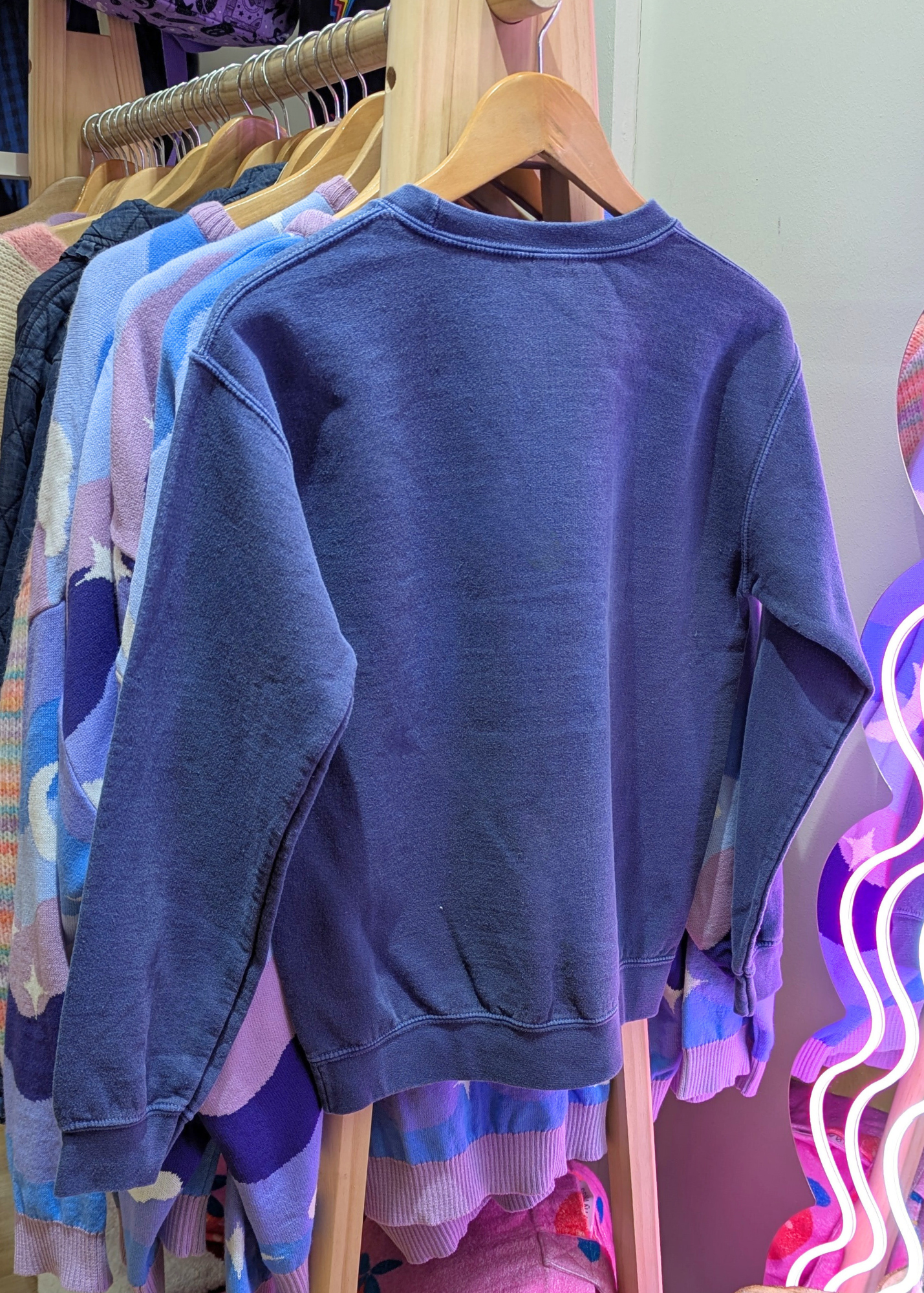 Daisy Street - Navy ‘Off to Find the F**ks’ Bunny Sweater