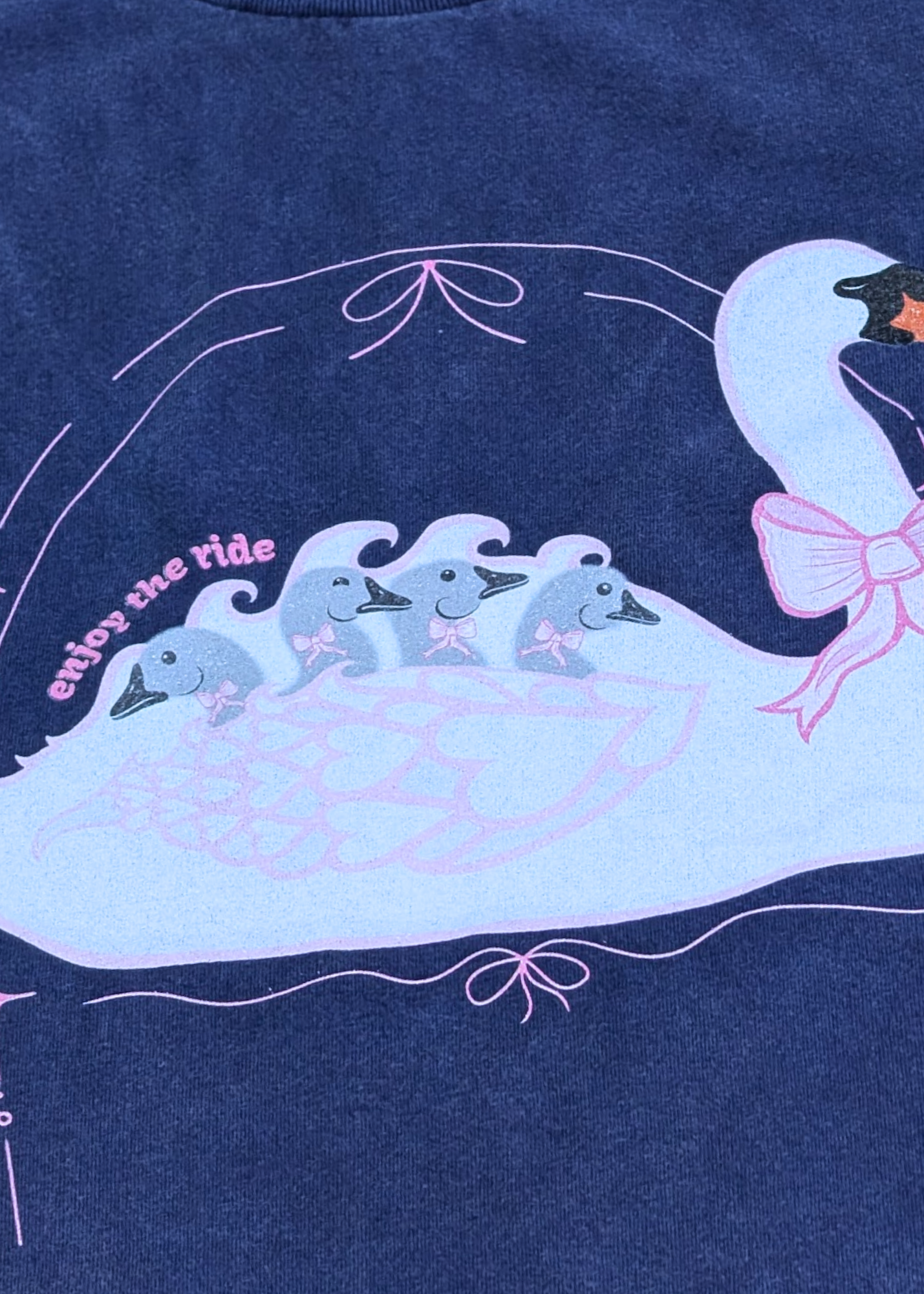 Home of Rainbows - 'Enjoy the Ride' Swan Tee