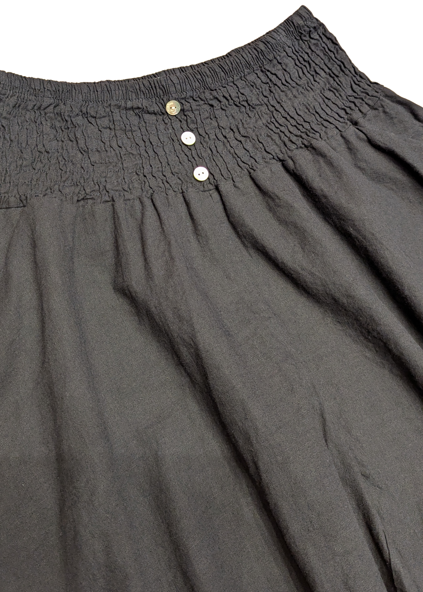 The Edit - Black Flared Shorts