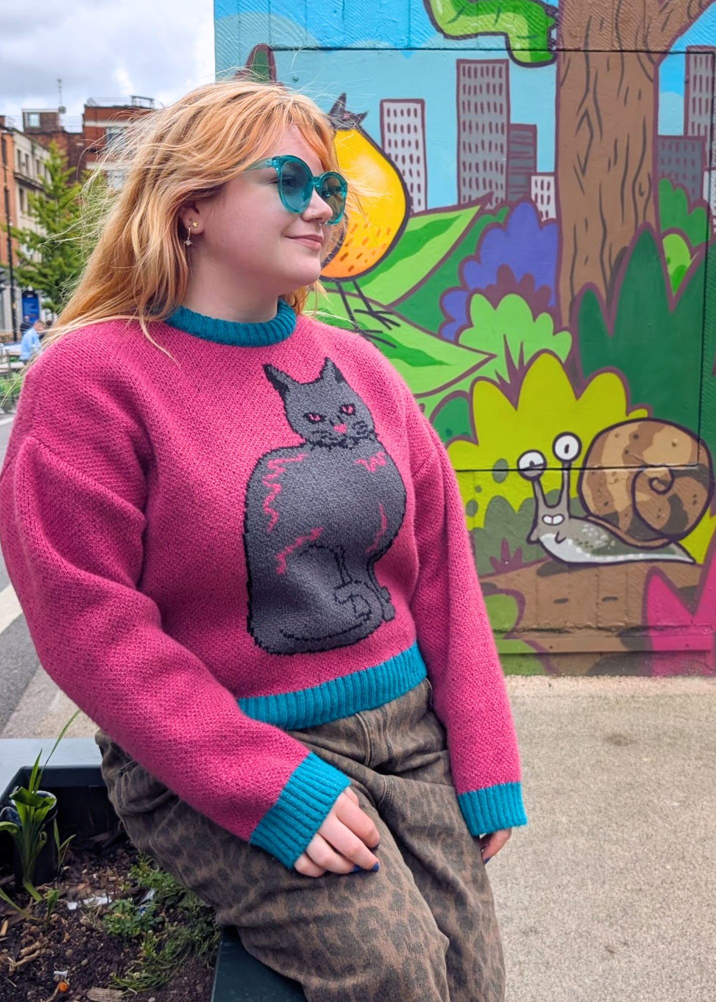 Home of Rainbows - The Fluffy Black Cat Jumper