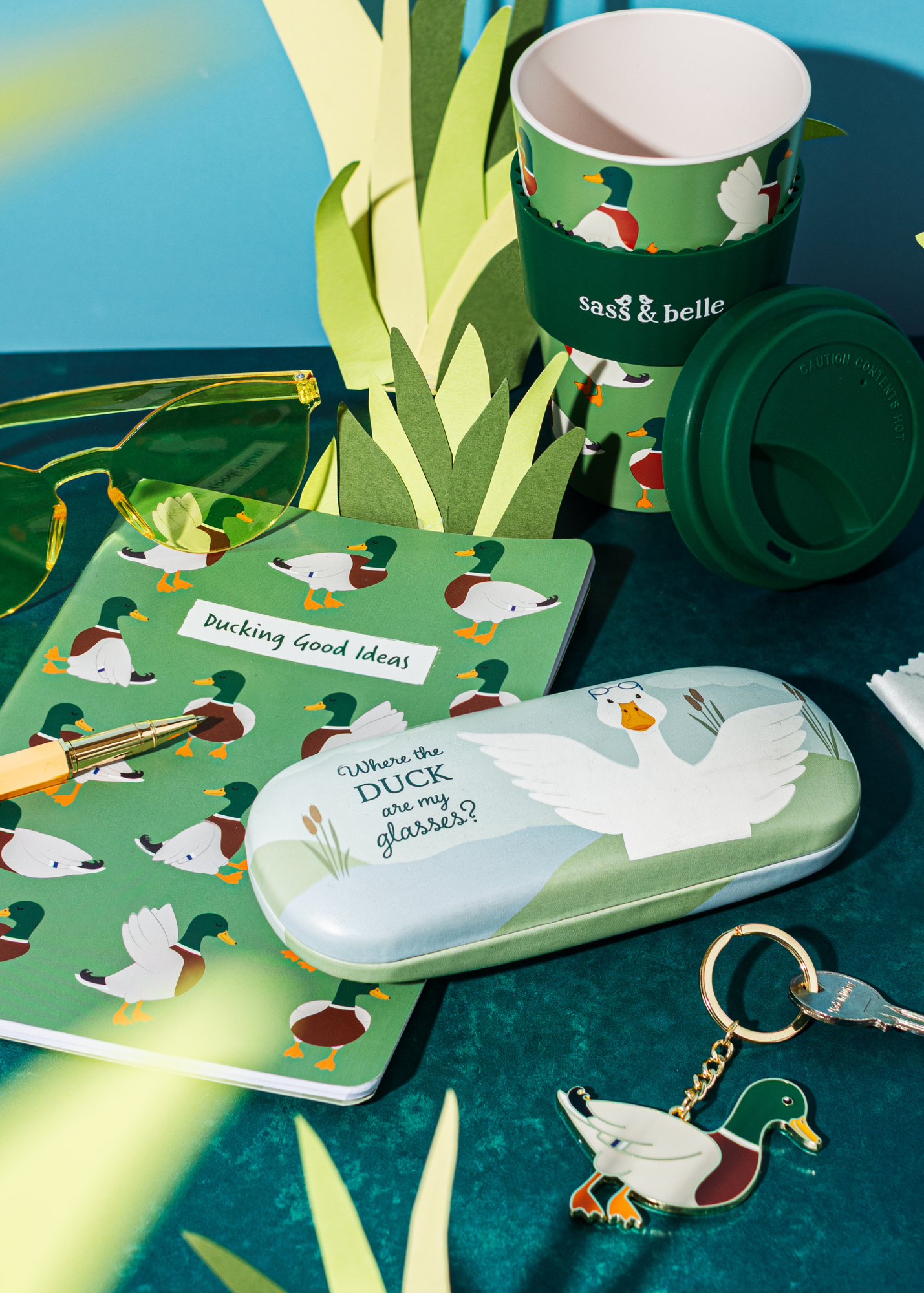 Sass & Belle - Mallard Duck Travel Coffee Cup
