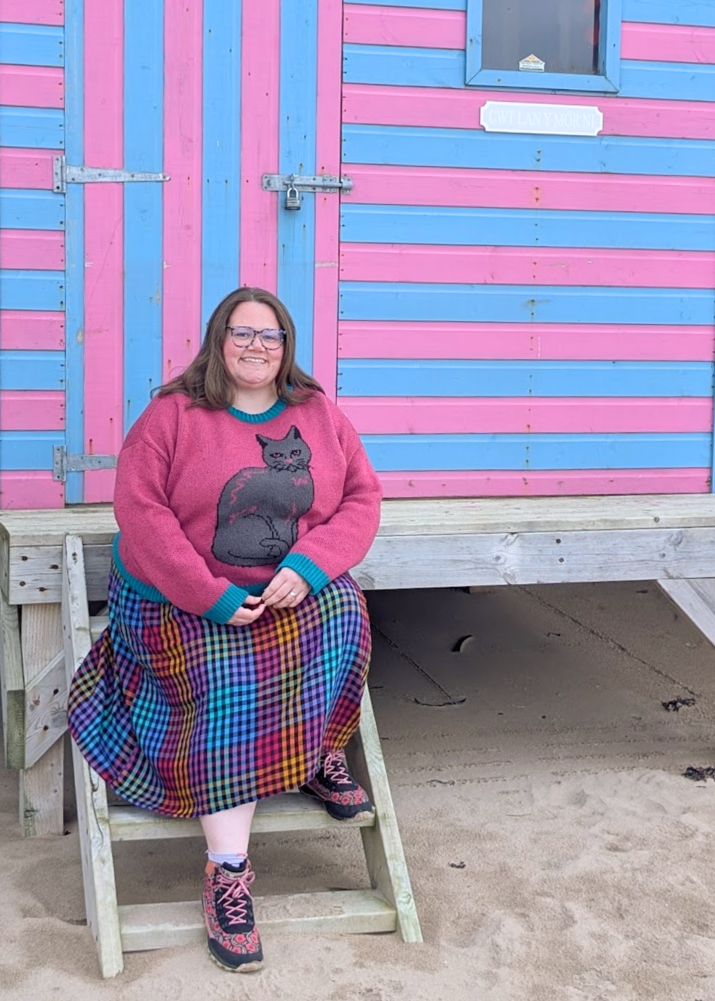 Home of Rainbows - The Fluffy Black Cat Jumper