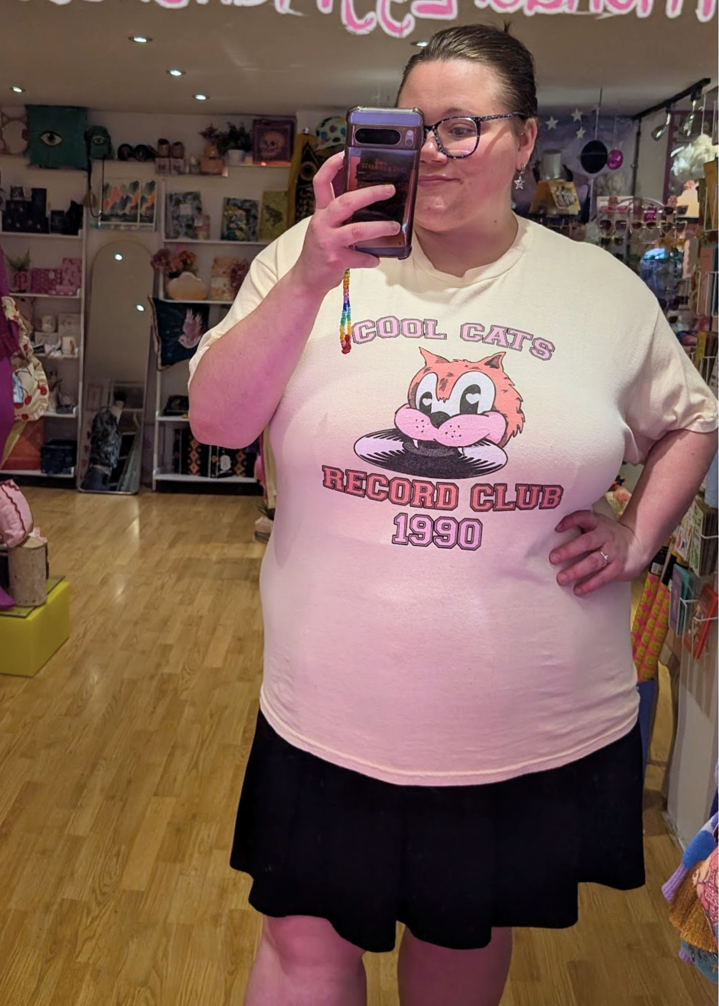 Home of Rainbows - Unisex Cool Cats Record Club Charity Tee