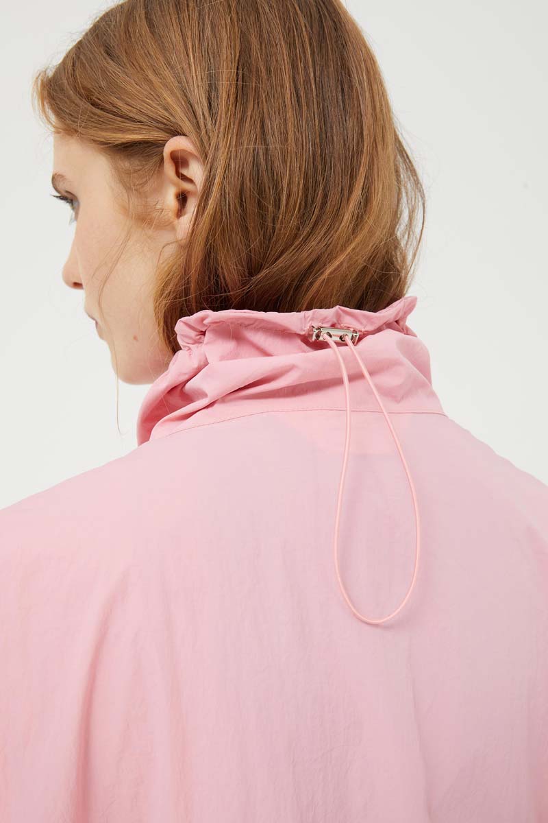 Compañia Fantastica - Pink High Neck Zip Up Jacket