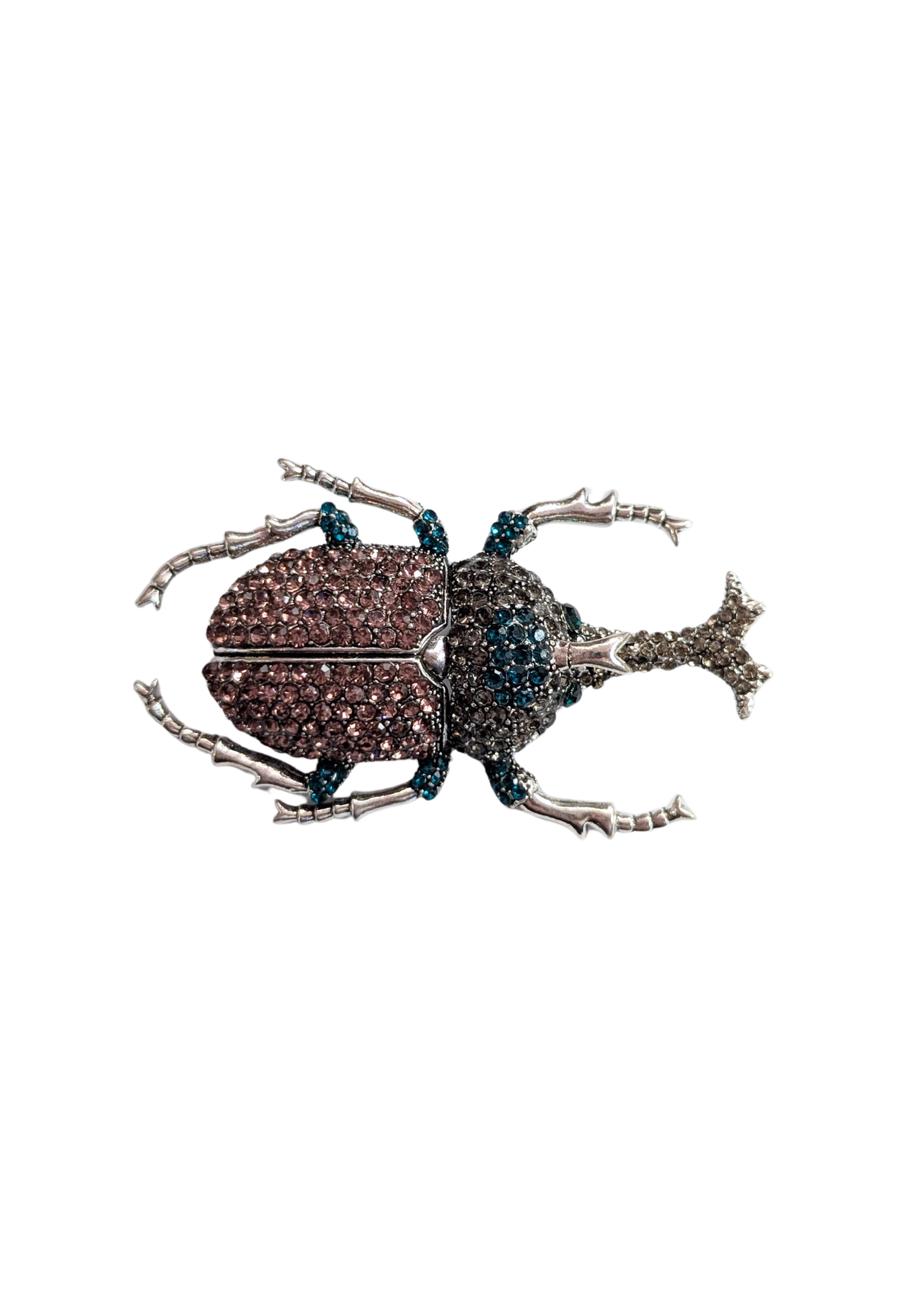 The Edit - XL Rhino Beetle Brooch