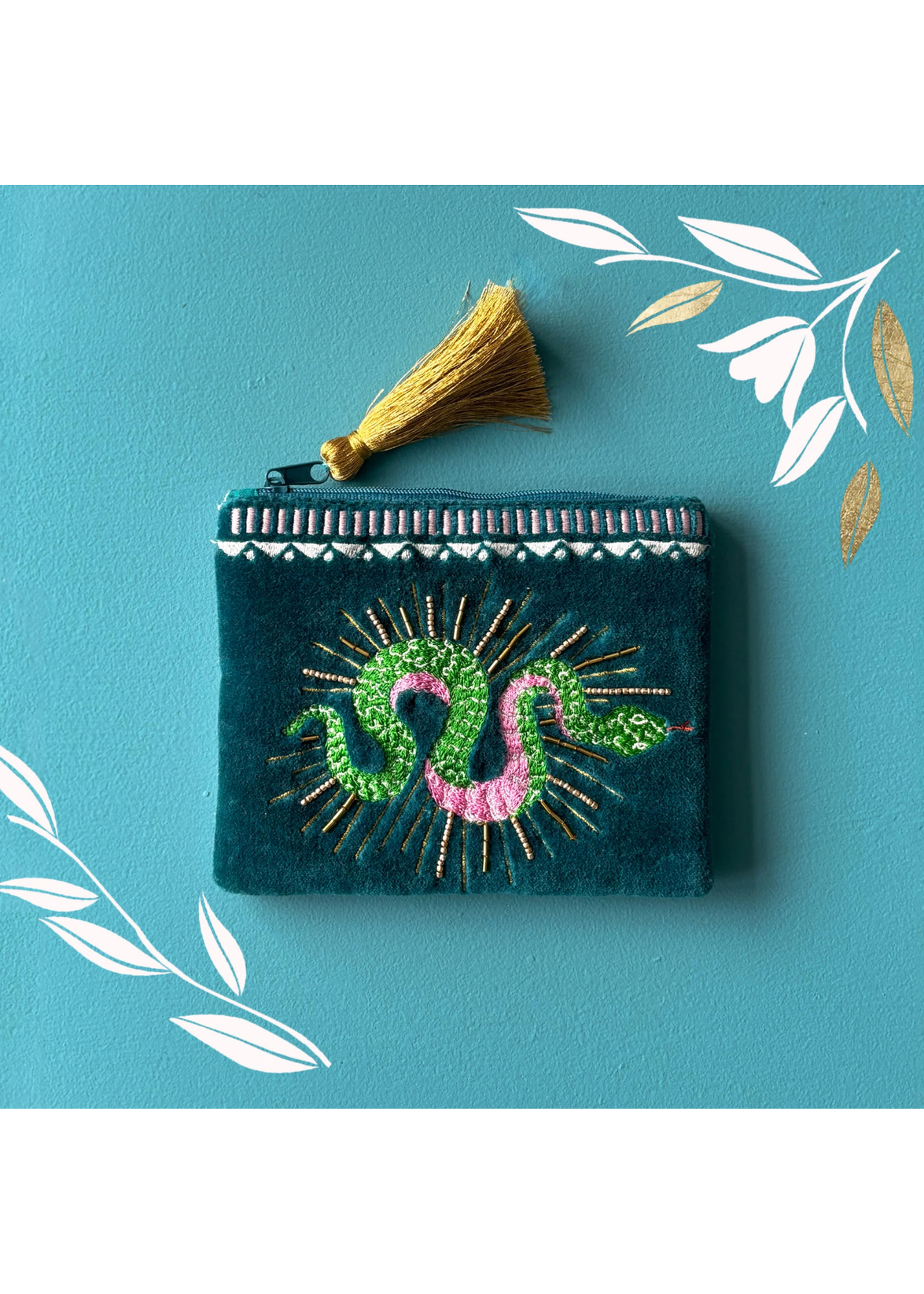 House of Disaster - Inked Snake Pouch
