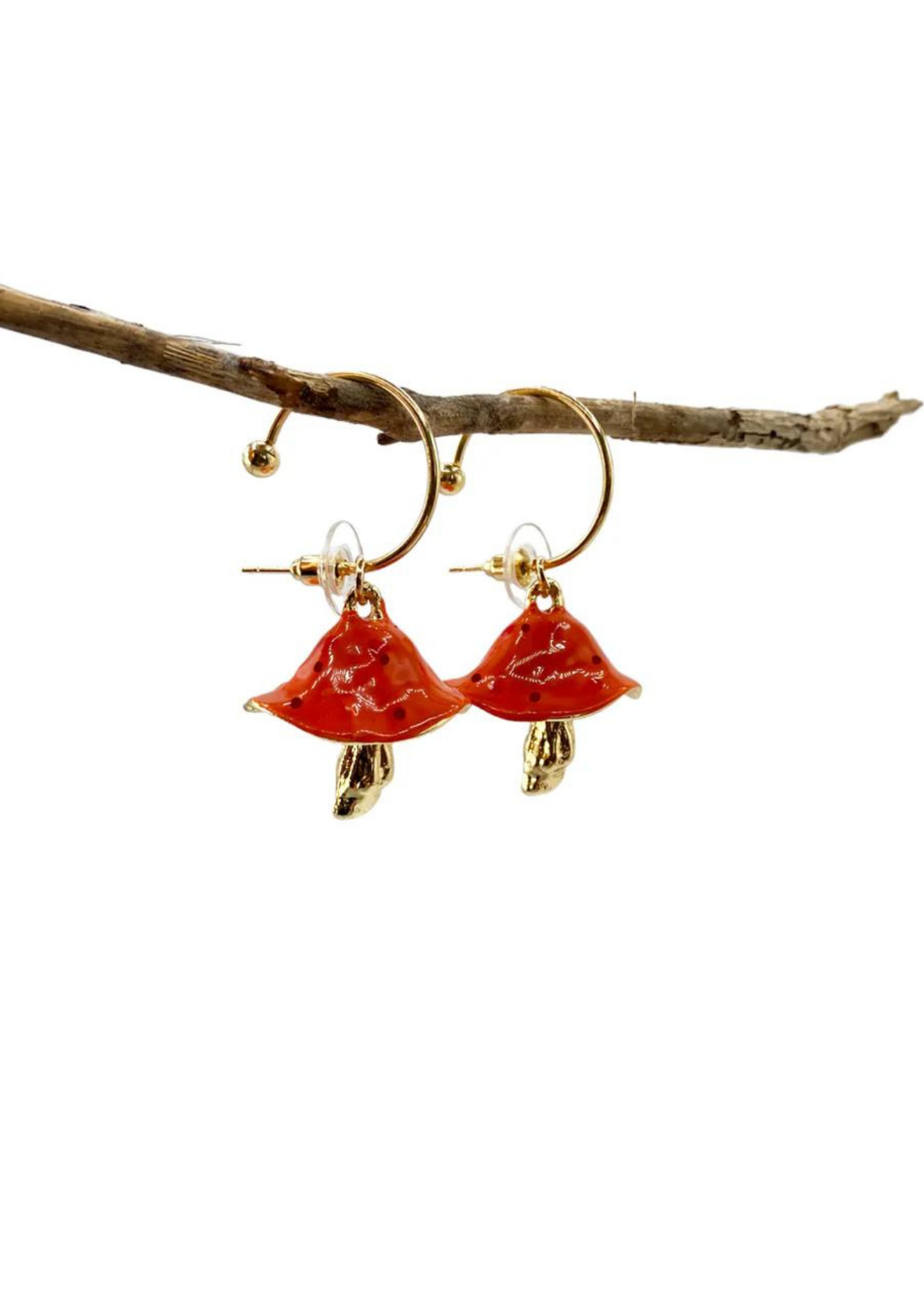 House of Disaster - Forage Red Earrings