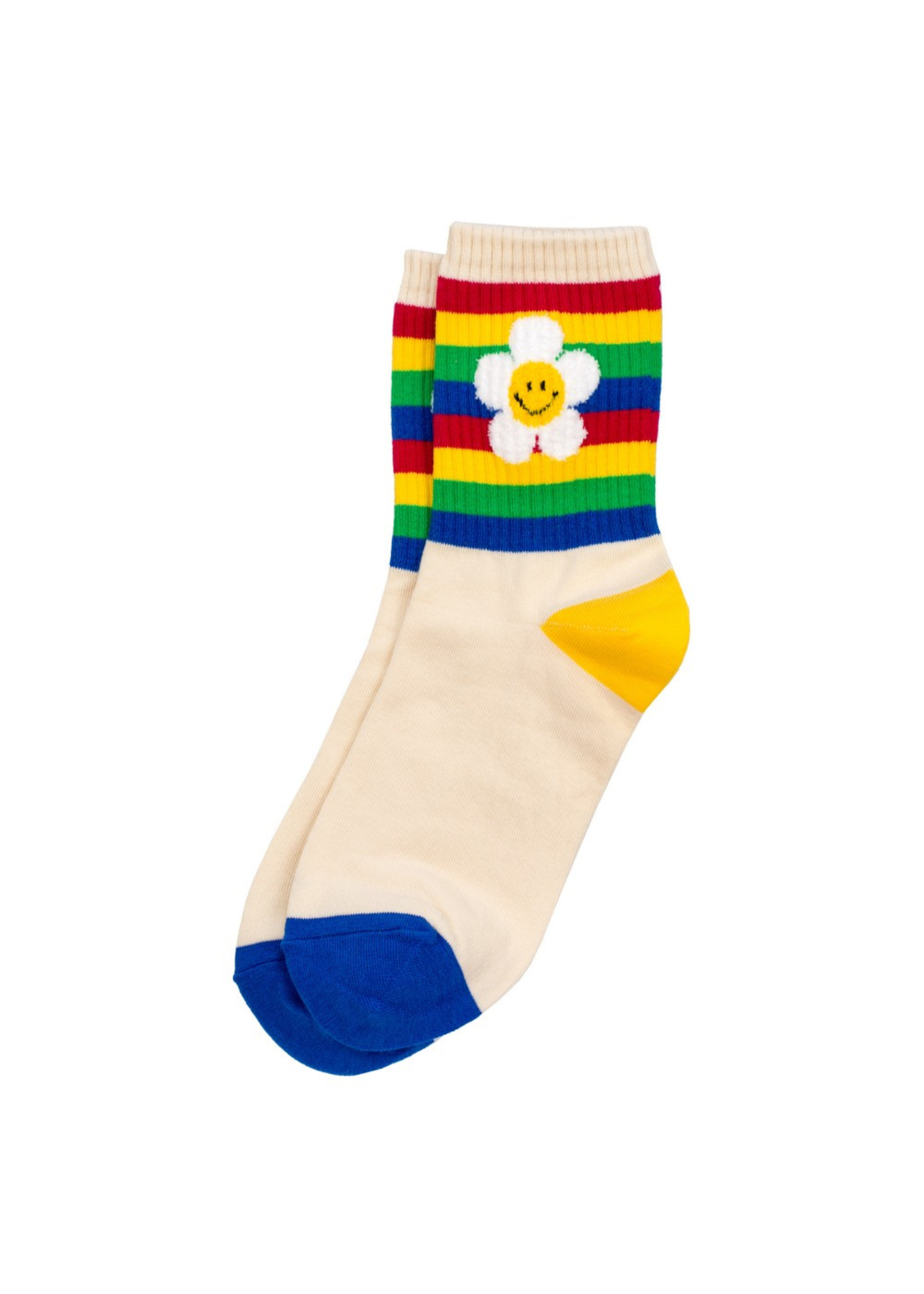 Joe Cool - Rainbow Flower Socks