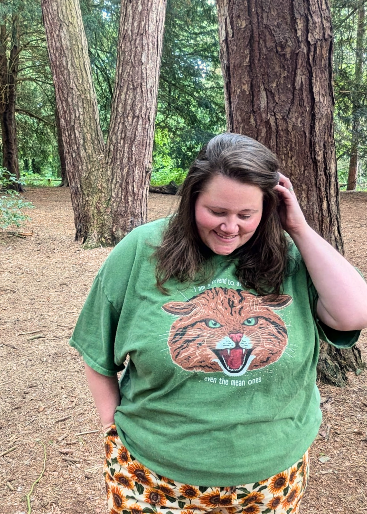 Home of Rainbows - "I'm A Friend To All Cats" Scottish Wildcat Tee