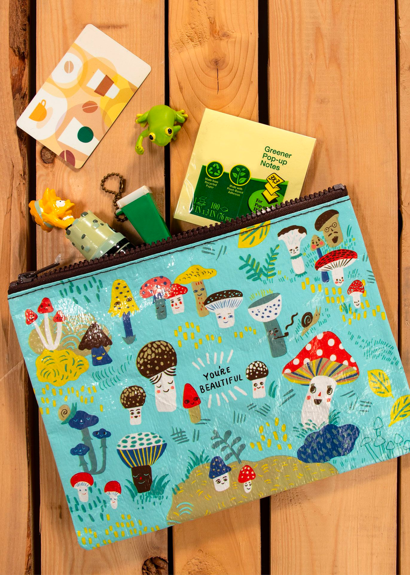 Blue Q - You're Beautiful Zipper Pouch
