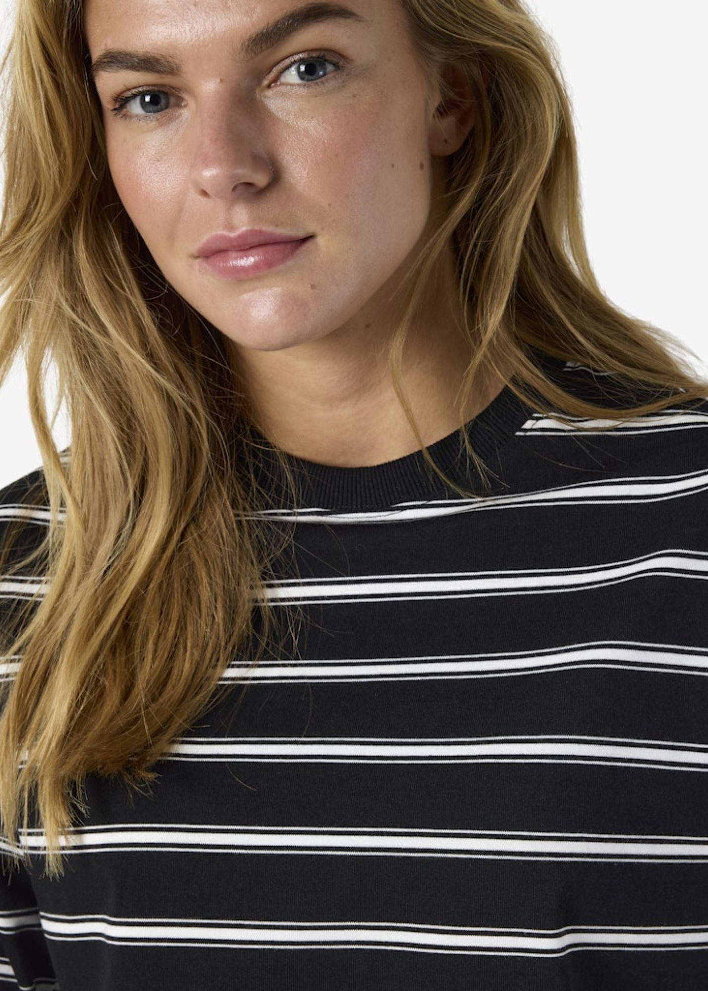 Noisy May - Black & White Striped Tee