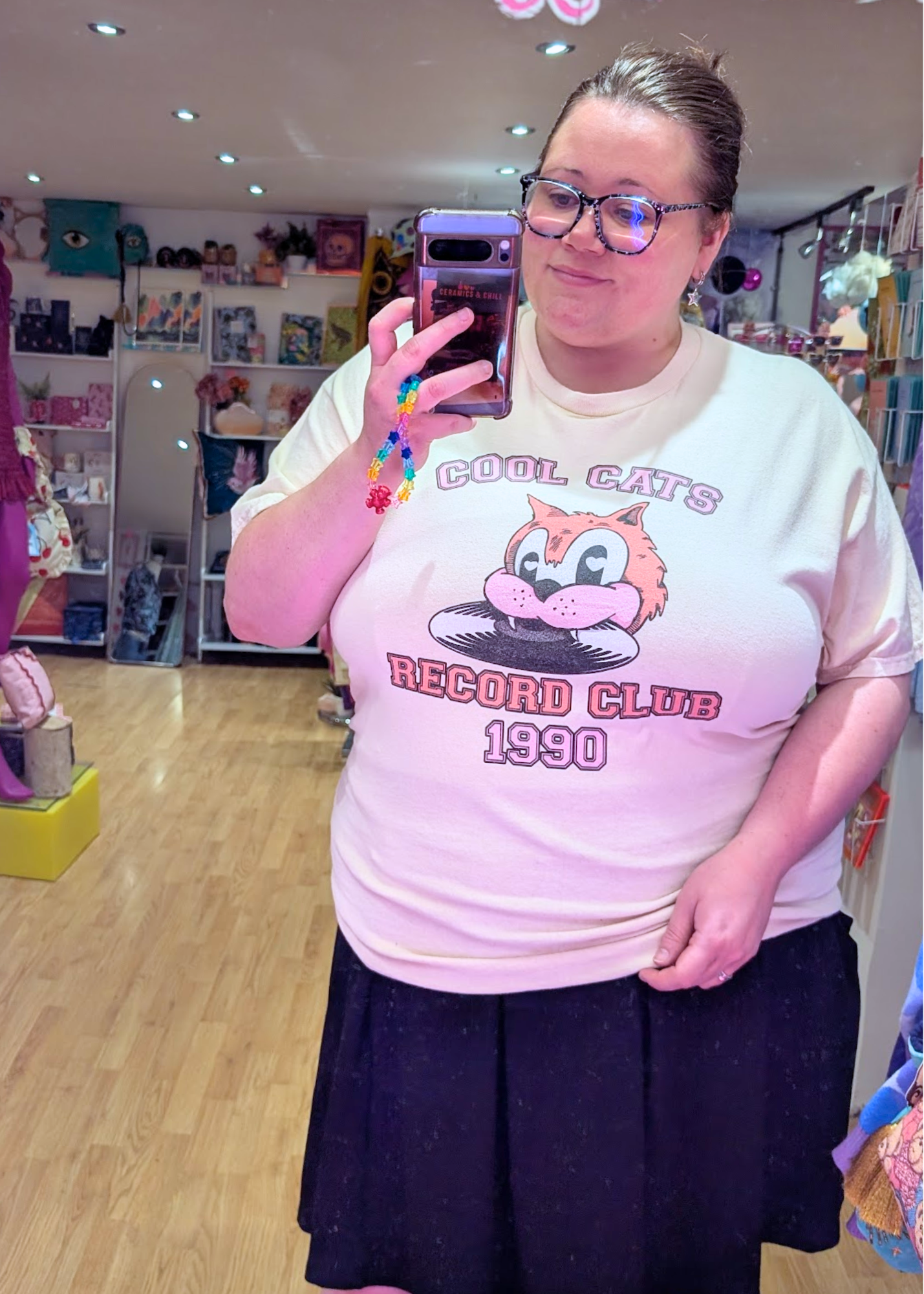 Home of Rainbows - Unisex Cool Cats Record Club Charity Tee