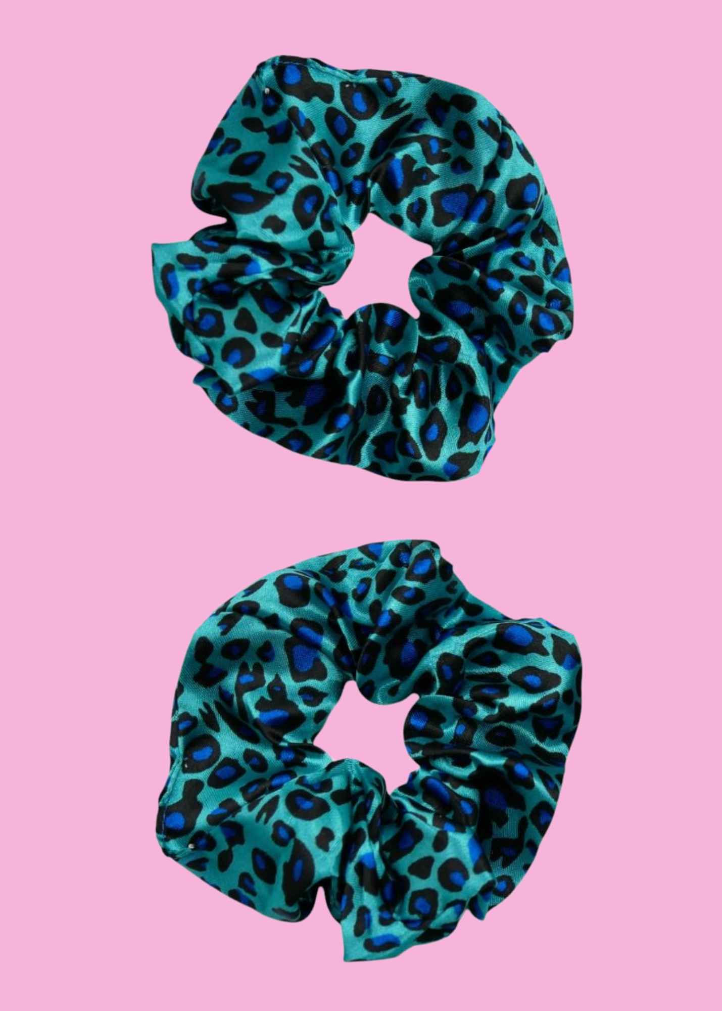The Edit - Leopard Print Scrunchie Set of 2