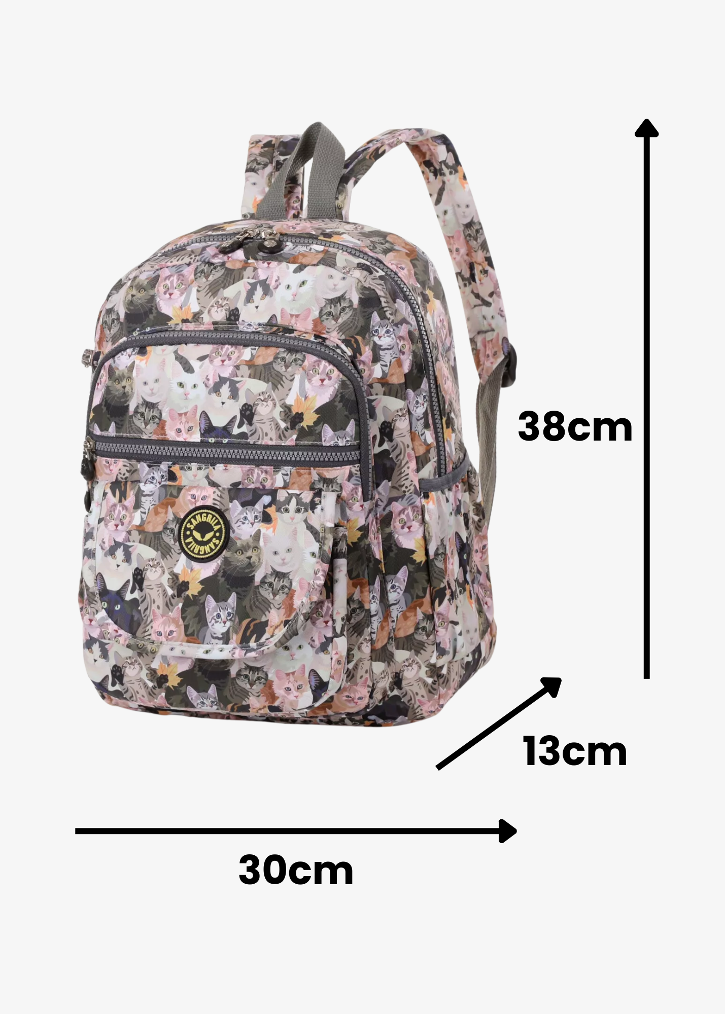 The Edit - Khaki Cat Backpack
