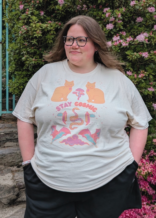 Home of Rainbows - Stay Cosmic Tee