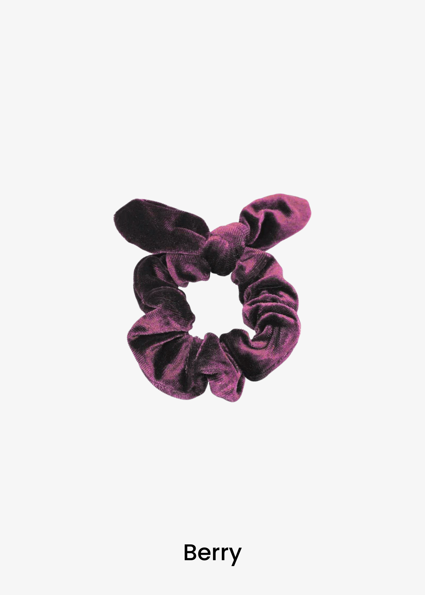 The Edit - Single Velvet Bow Scrunchie