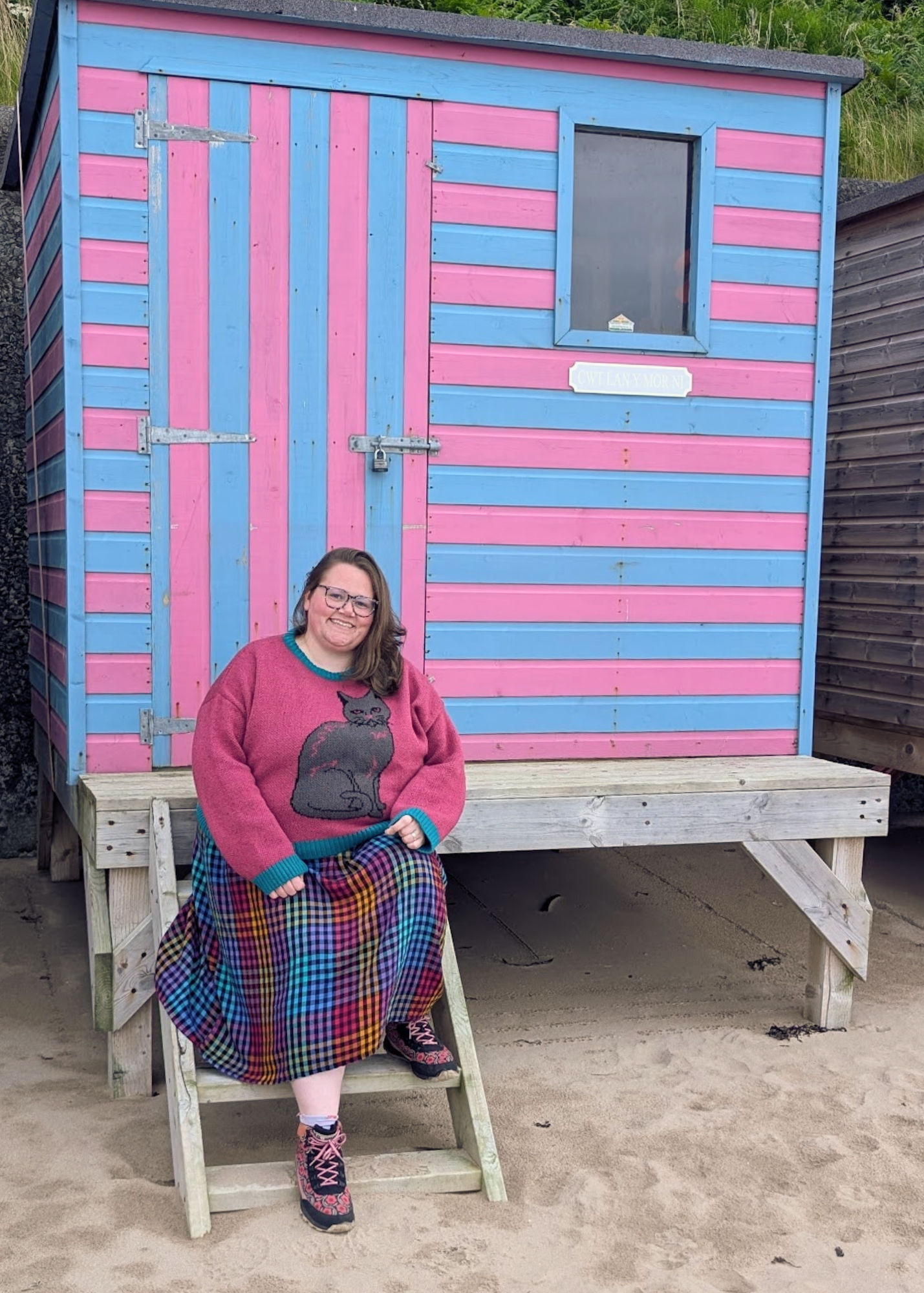 Home of Rainbows - The Fluffy Black Cat Jumper