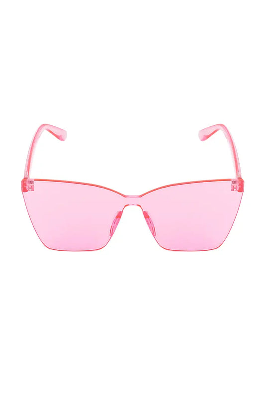 The Edit -  Pink Frameless Sunglasses