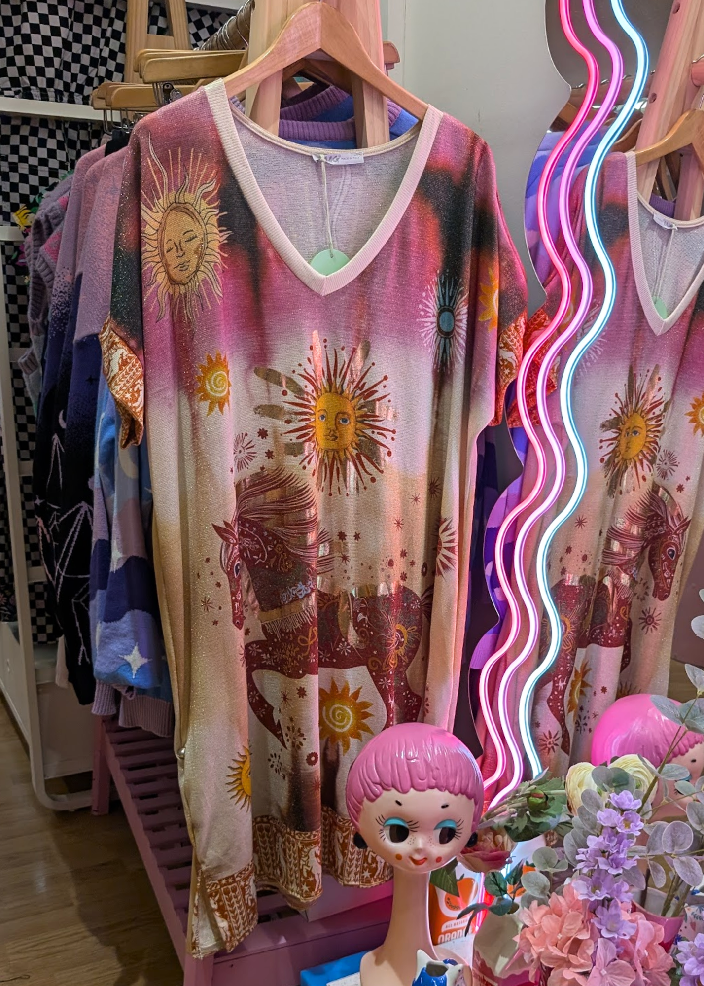 The Edit - Sparkly Sun and Horse Dress