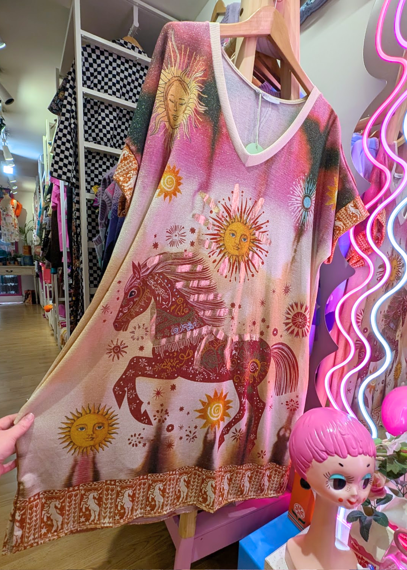 The Edit - Sparkly Sun and Horse Dress