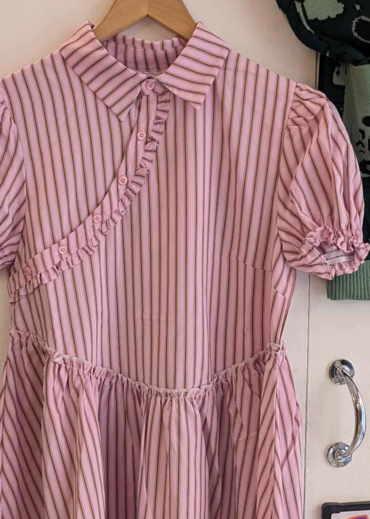 Daisy Street - Cherub Pink Stripe Mini Dress