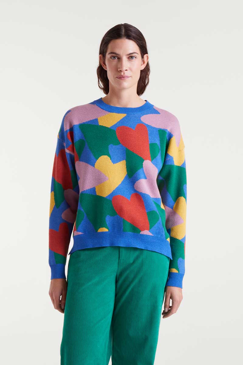 Compañia Fantastica - Cupid Heart Knit Jumper