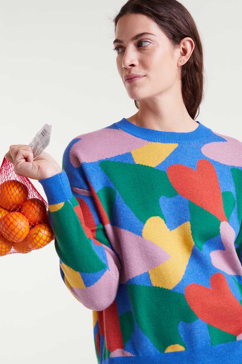 Compañia Fantastica - Cupid Heart Knit Jumper