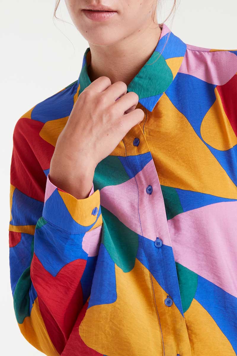 Compañia Fantastica - Cupid Heart Print Shirt
