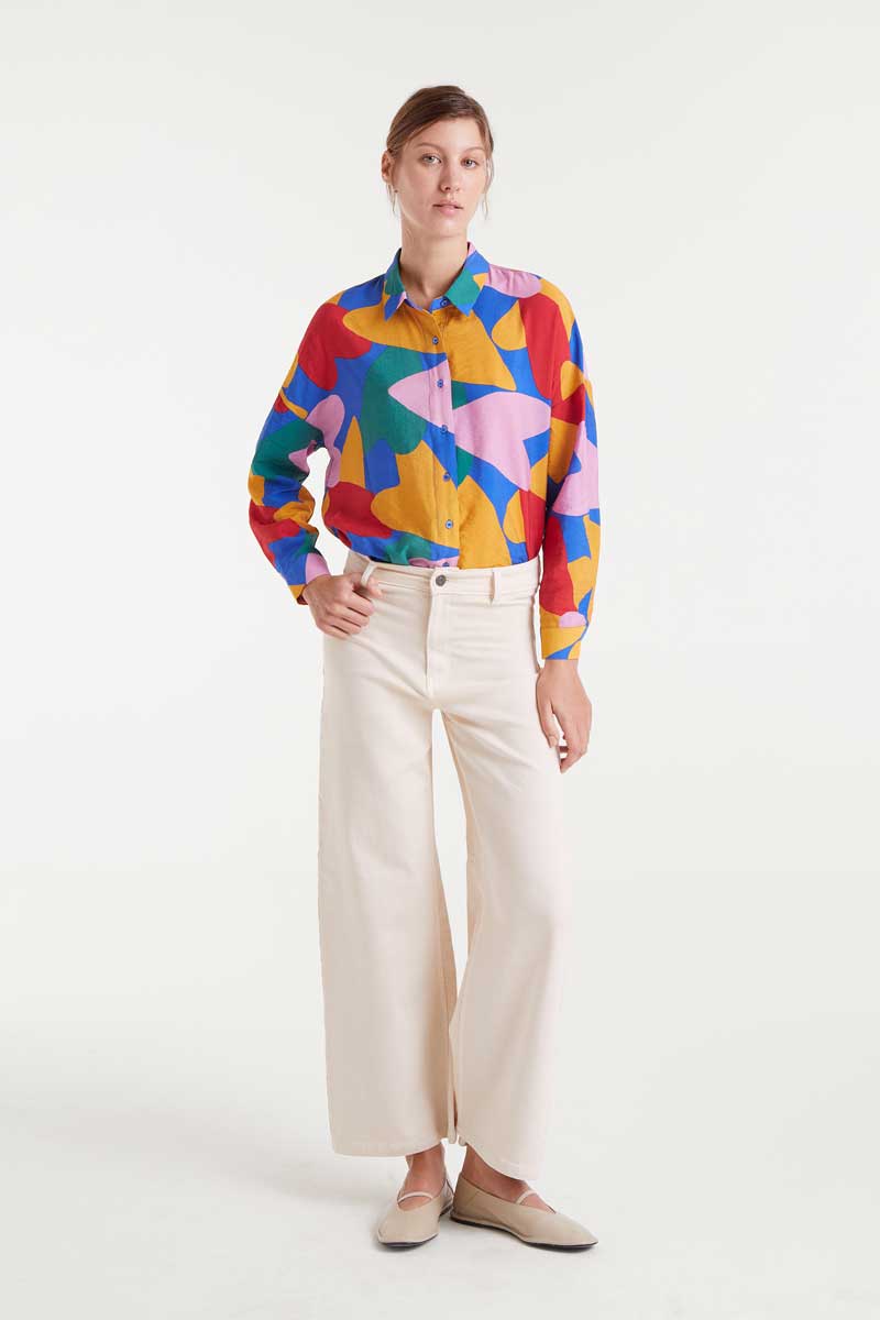 Compañia Fantastica - Cupid Heart Print Shirt