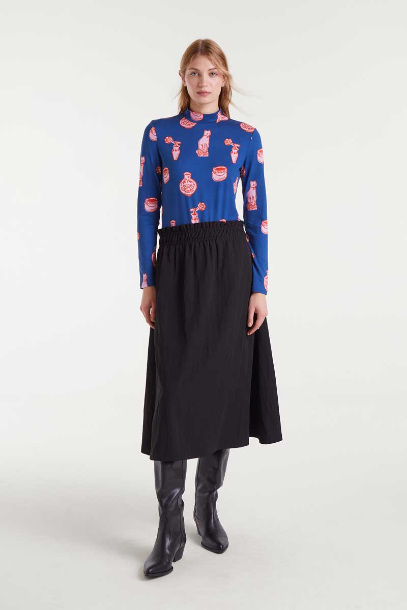 Compañia Fantastica - Cat Ceramics Long Sleeve Top