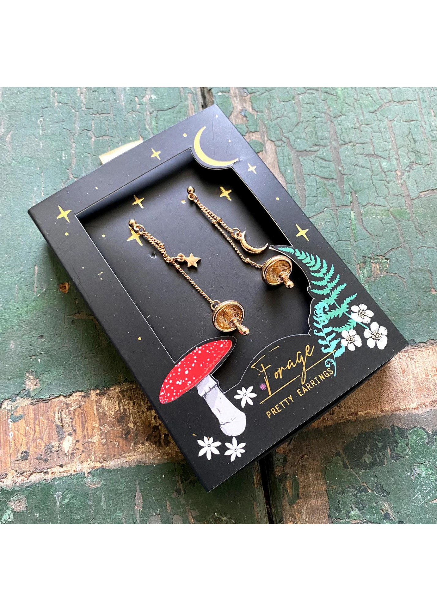 House of Disaster - Forage Gold Earrings