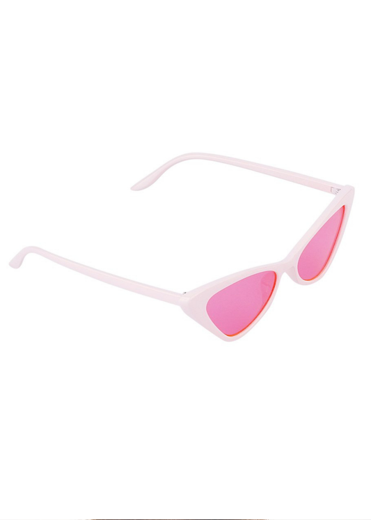 The Edit - Pointed Sunglasses in Pink