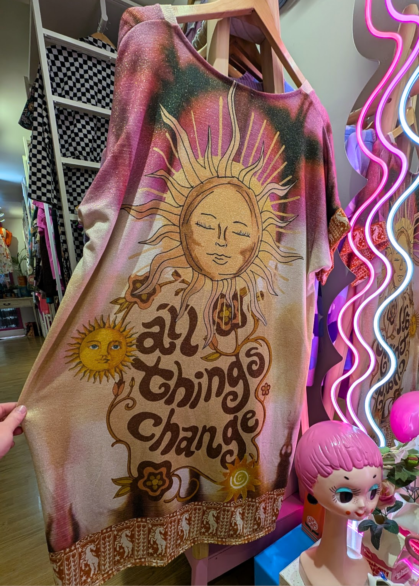 The Edit - Sparkly Sun and Horse Dress