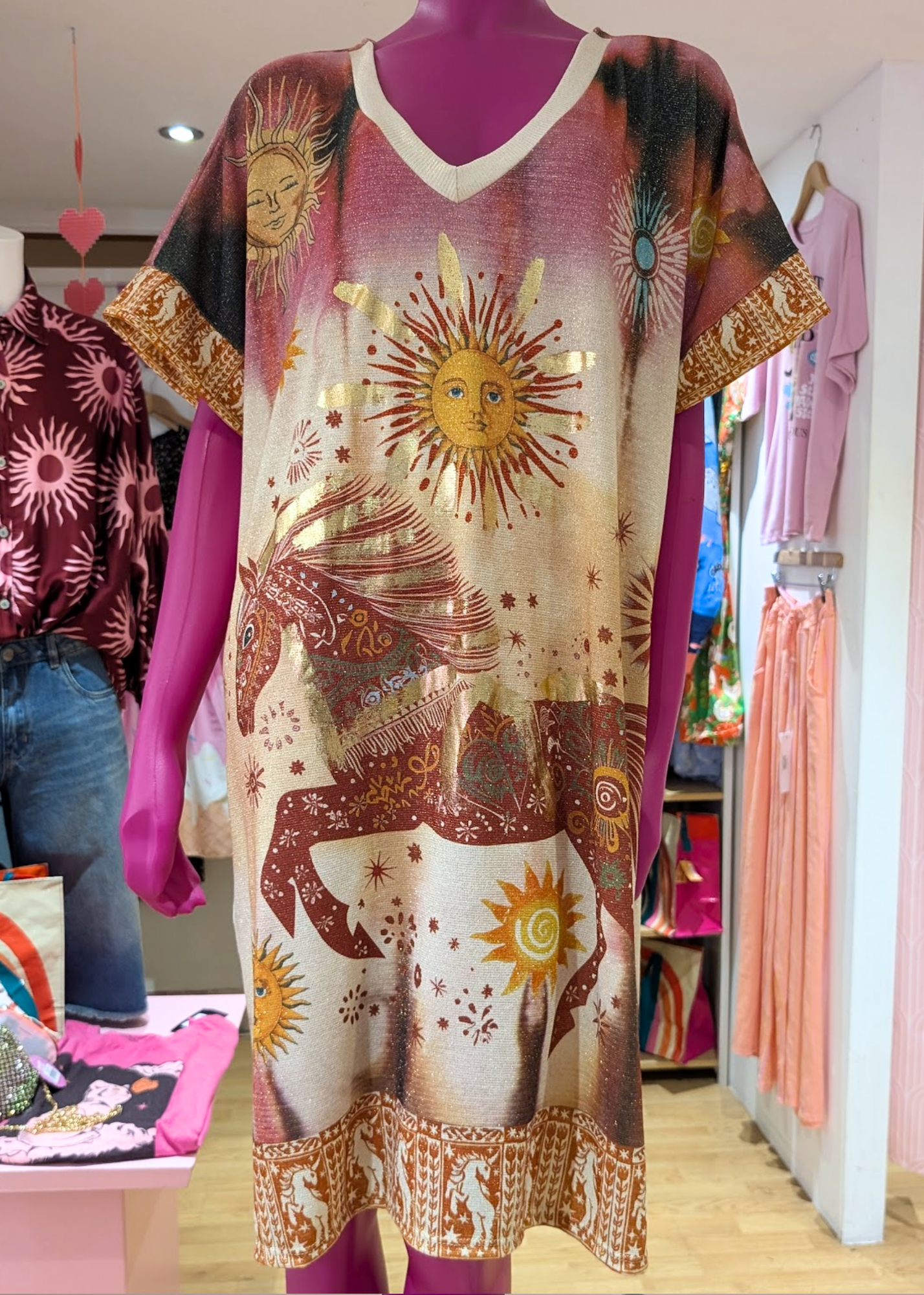 The Edit - Sparkly Sun and Horse Dress