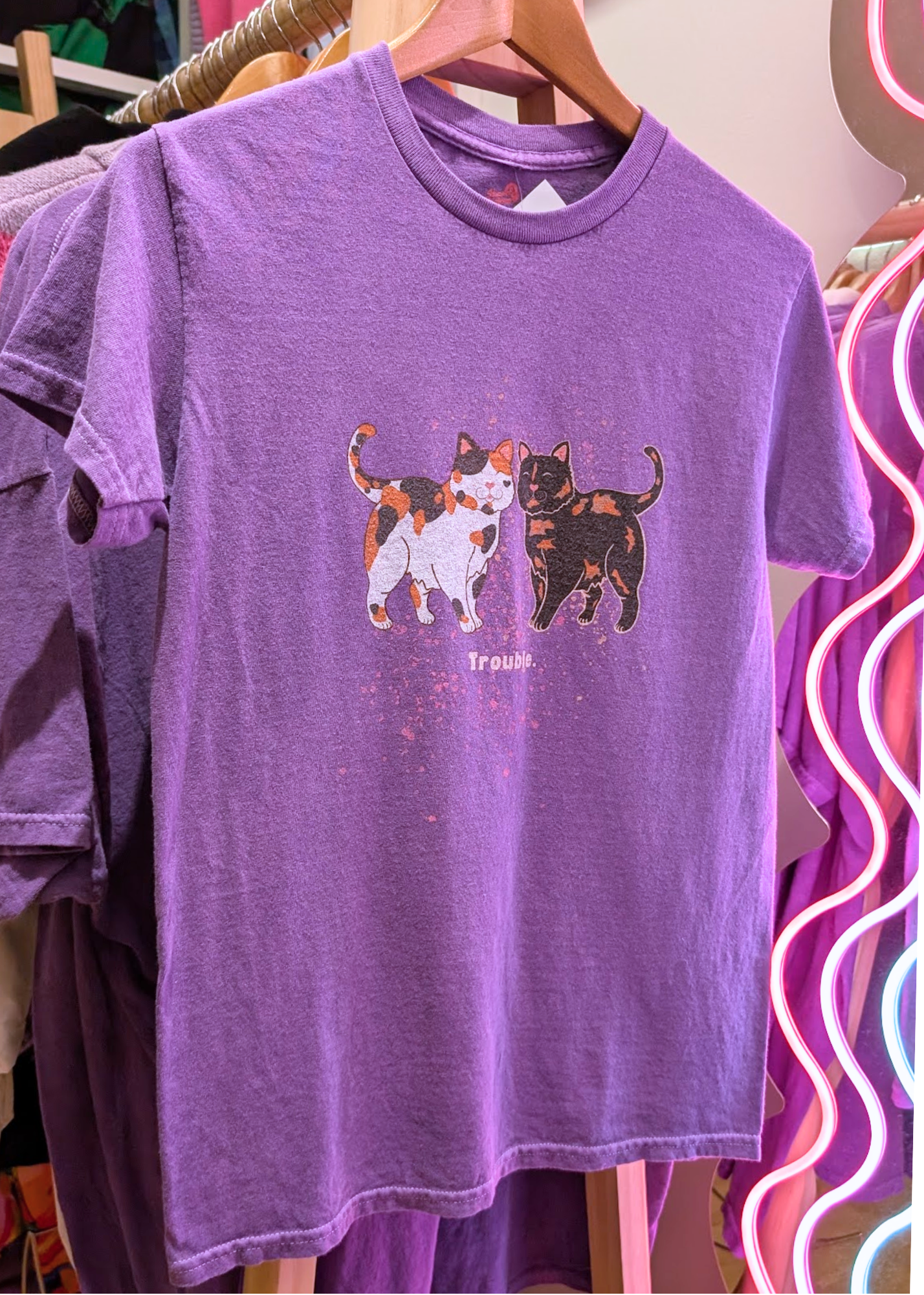 Home of Rainbows - Tortie Trouble Cat Tee