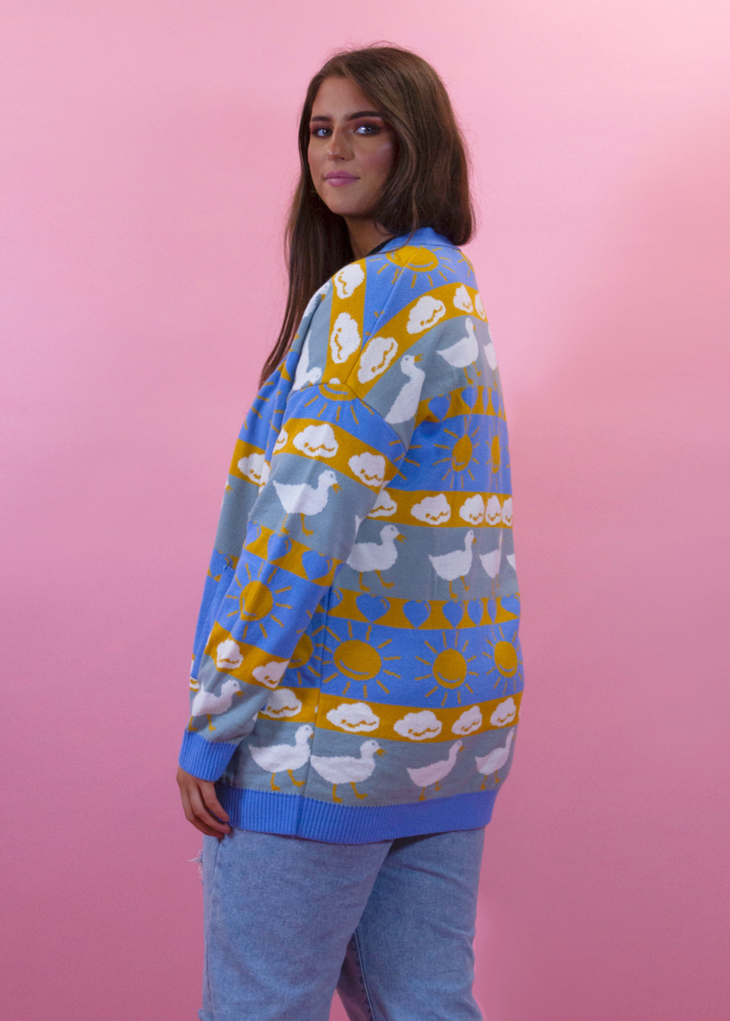 Home of Rainbows - Sunny Day Duck Knit Cardigan