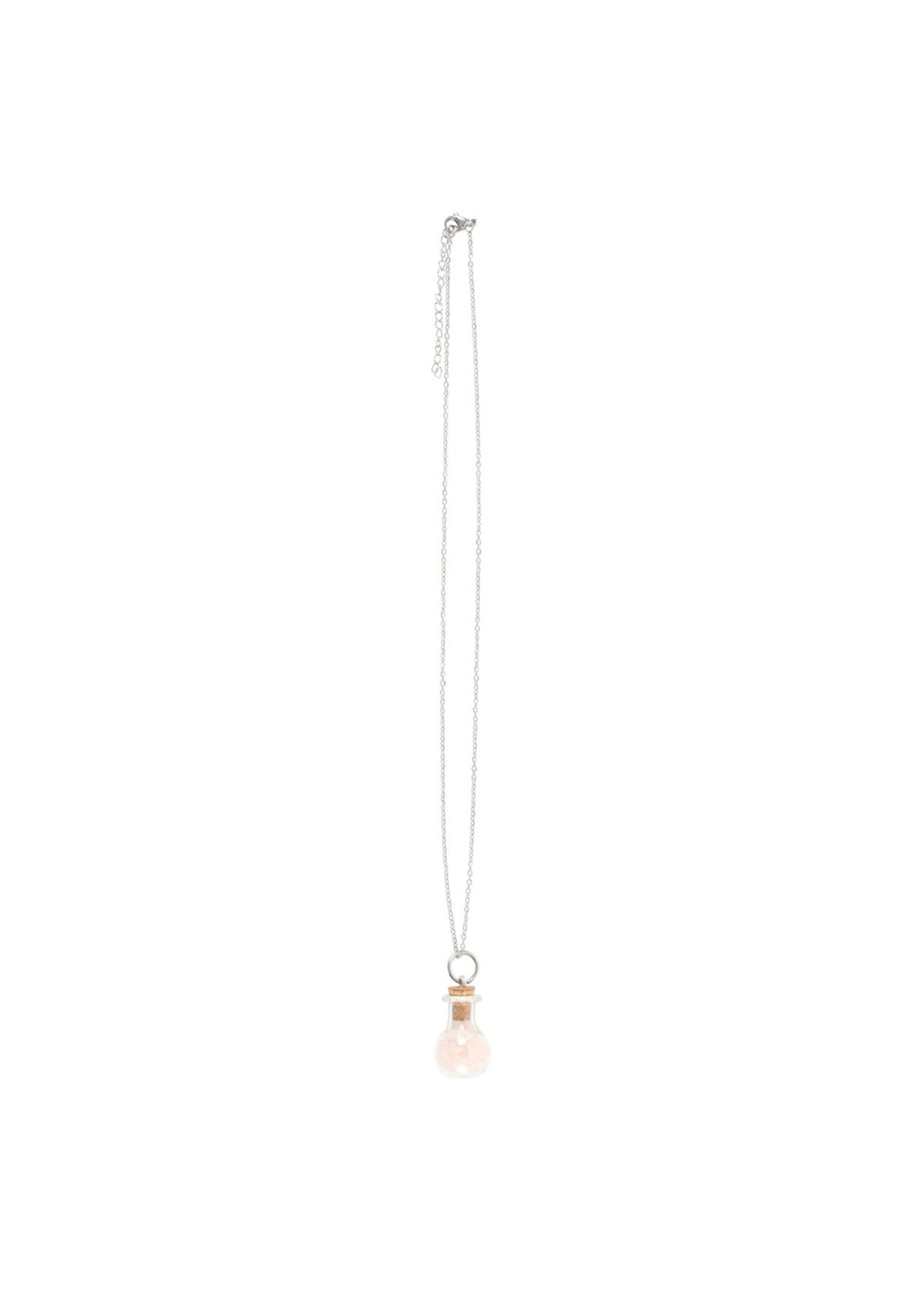 Something Different - Love Potion Rose Quartz Crystal Chip Necklace