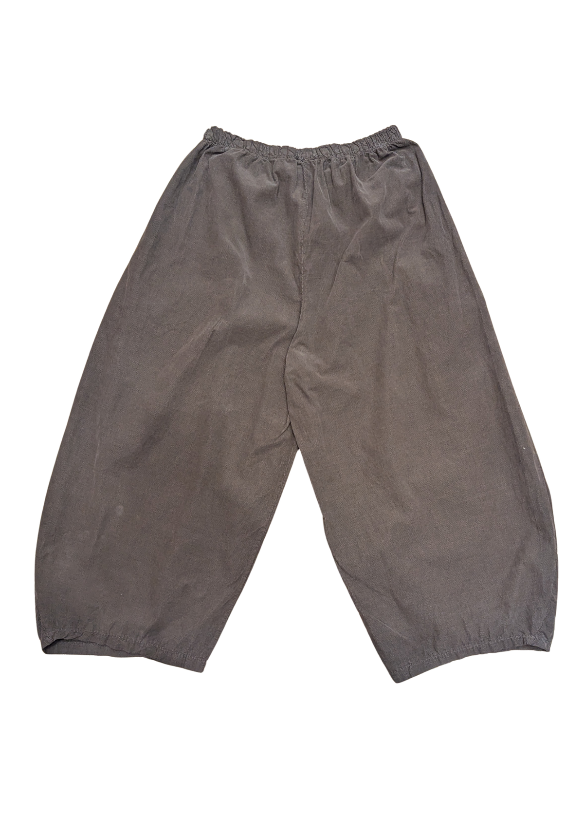 The Edit - Brown Corduroy Cocoon Trousers
