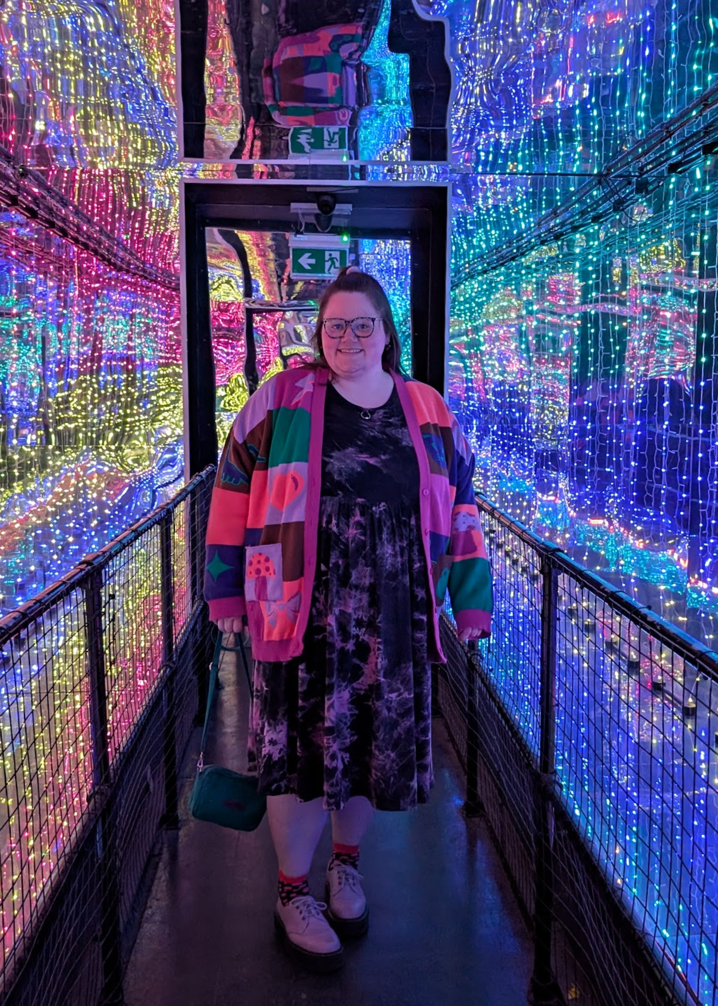 Home of Rainbows - The Cute Check Knit Cardigan