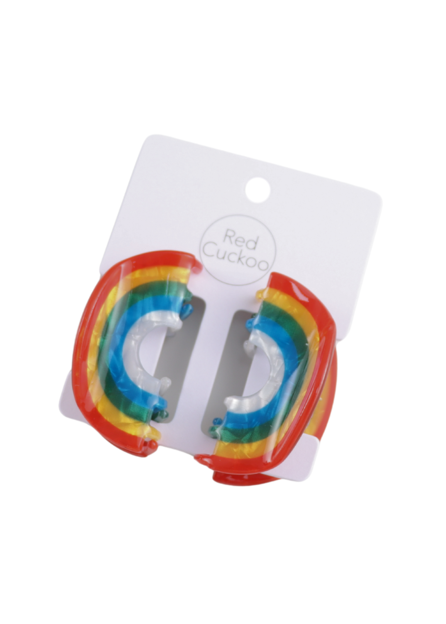 The Edit - Little Rainbow Hair Claw Duo
