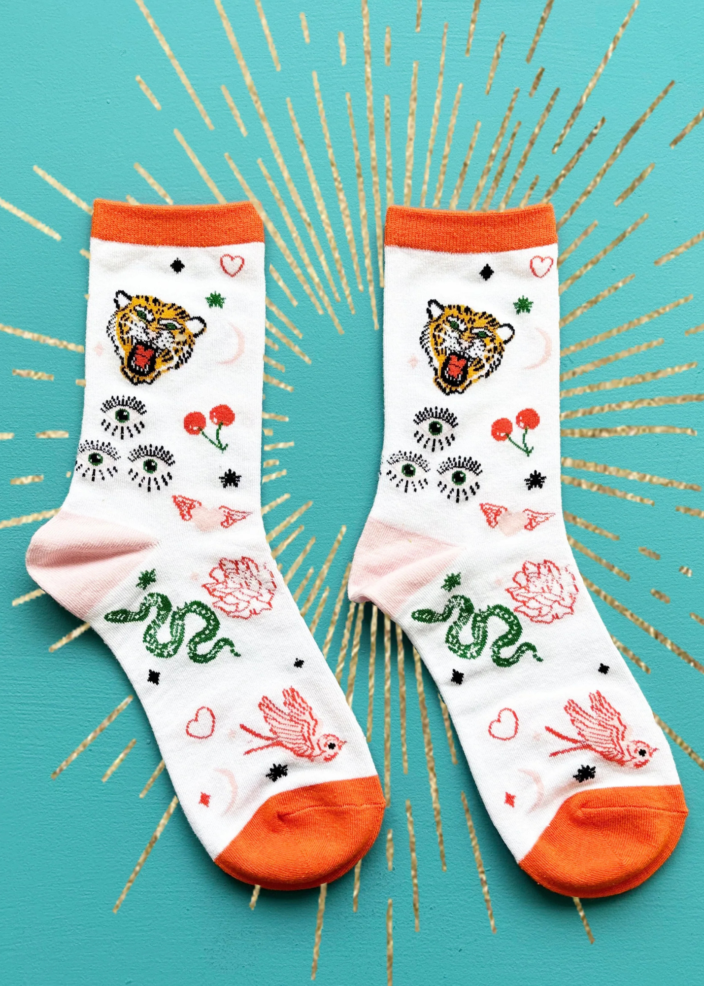 House of Disaster - Inked Tiger Socks