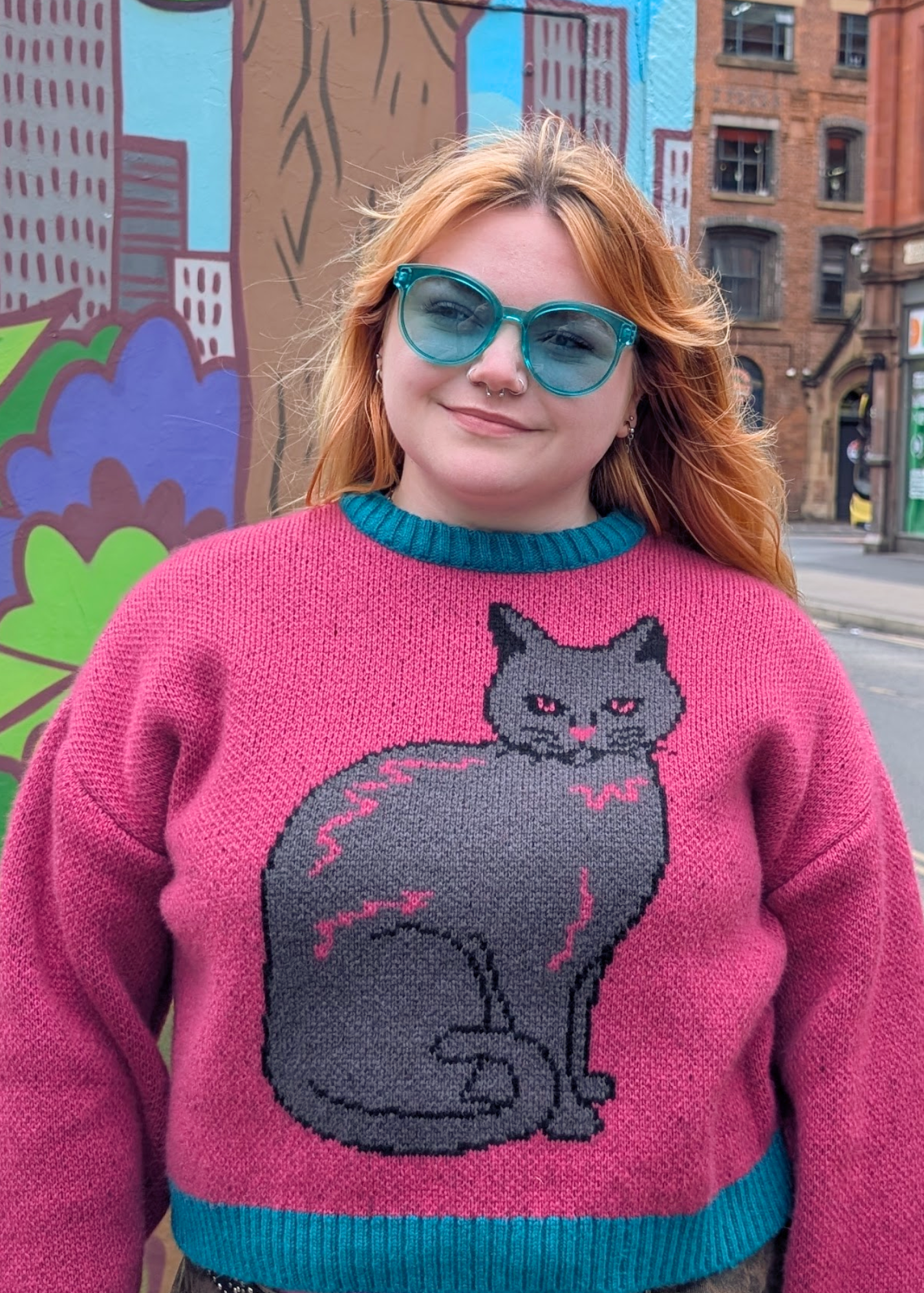 Home of Rainbows - The Fluffy Black Cat Jumper