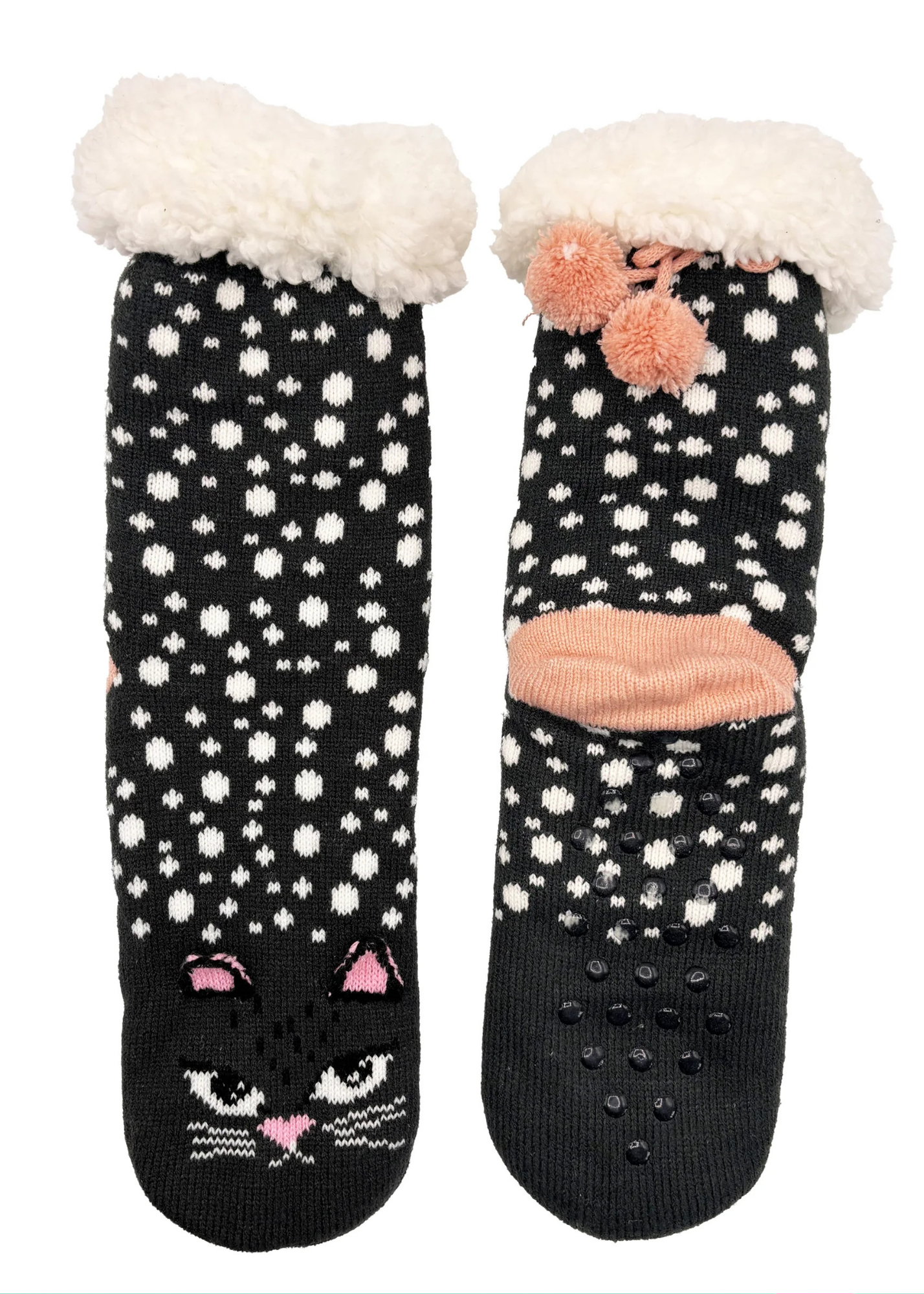 House of Disaster - Feline Cat Face Slipper Socks