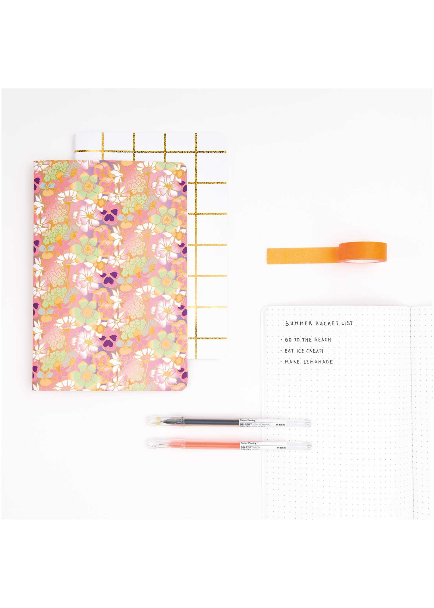 Rico Design - Set of 2 Floral Notebooks