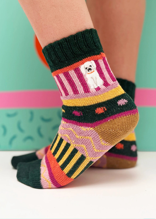 House of Disaster - Dog House Fair Isle Socks