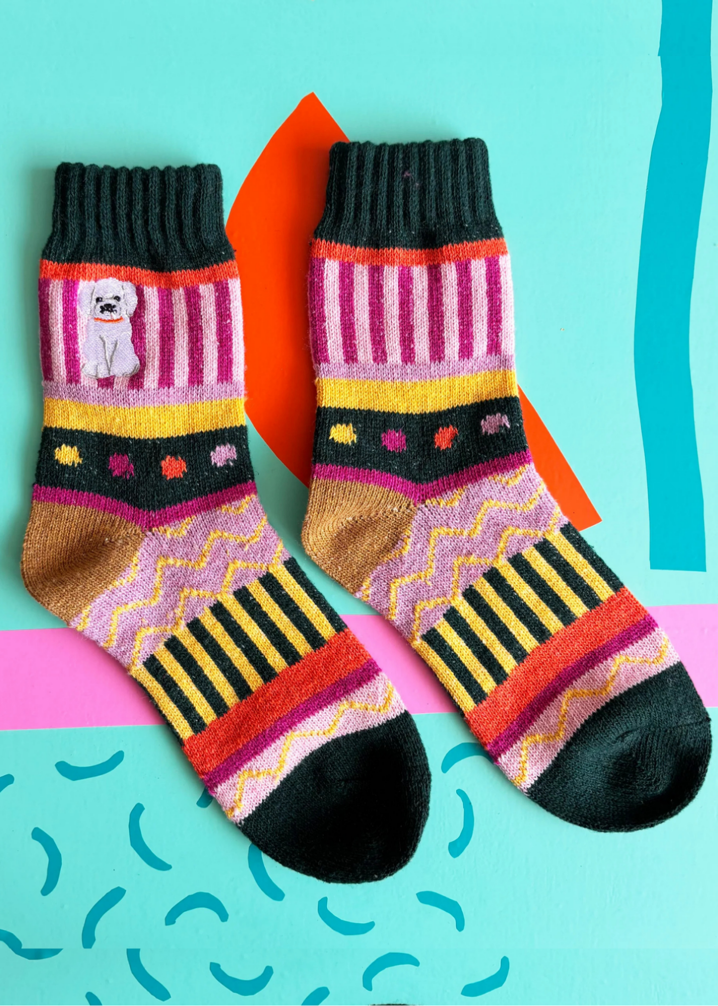 House of Disaster - Dog House Fair Isle Socks